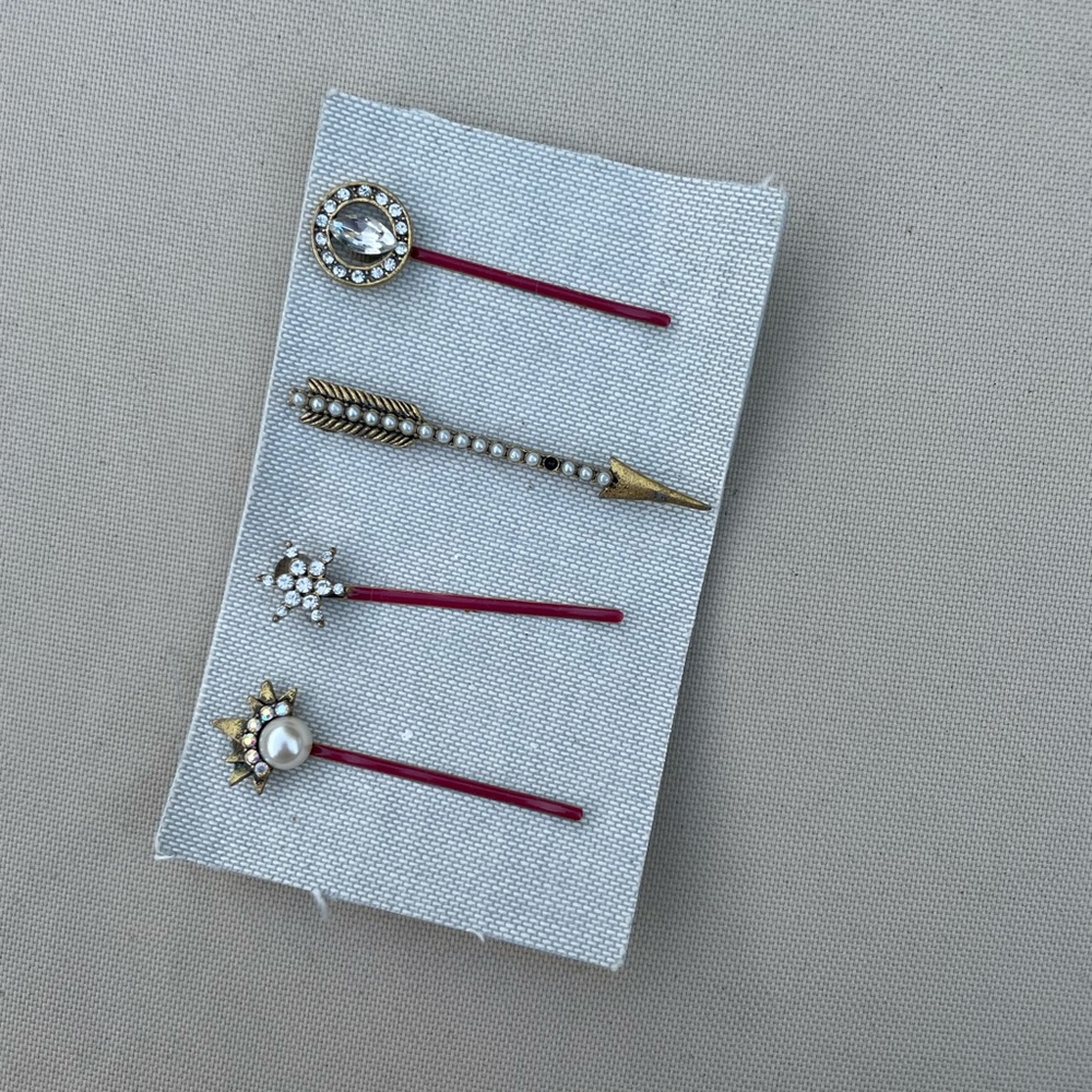 NWT Anthropologie Hair clip set